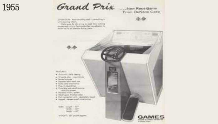 Print Ad for Grand Prix game machine